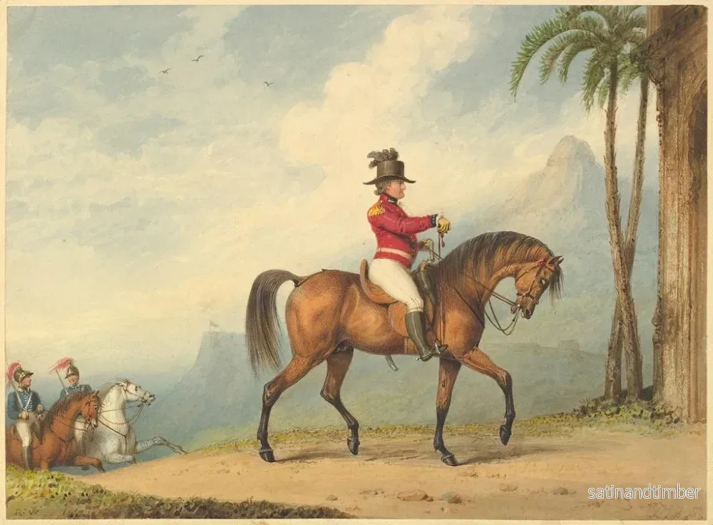 Reproduktion av målningen Sir John Floyd på hästryggen - Richard Westall - Bild 2