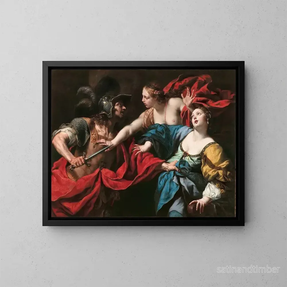 Reproduktion av målningen Venus hindrar sin son Eneas från att döda Helena av Troja – Luca Ferrari Reproduktion av målningen Venus hindrar sin son Eneas från att döda Helena av Troja – Luca Ferrari