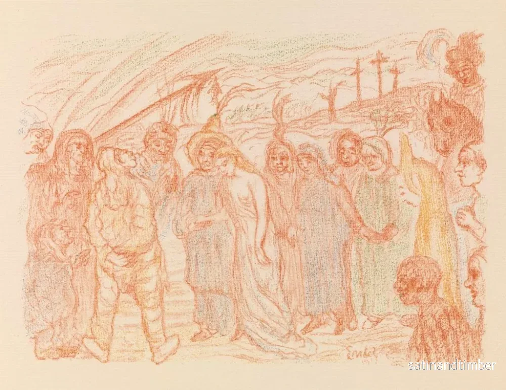 Reproduktion av målningen Le Retour de la cavalerie - James Ensor - Bild 2
