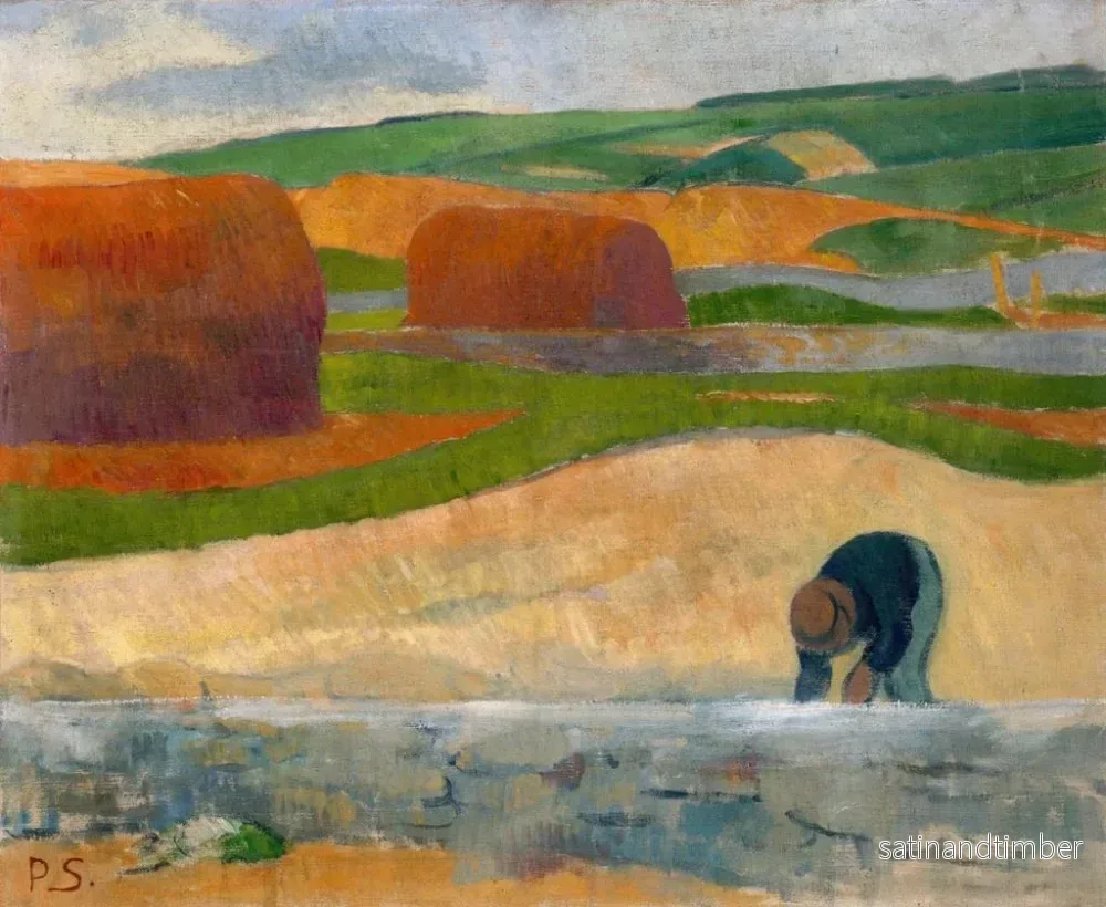 Reproduktion av målningen Ramasseur d'algues - Paul Sérusier - Bild 2