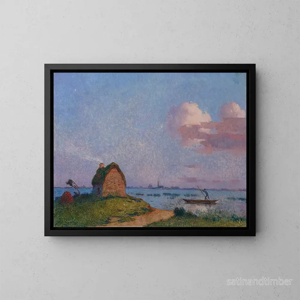 Reproduktion av målningen Skymning i Bretagne – Ferdinand du Puigaudeau Reproduktion av målningen Skymning i Bretagne – Ferdinand du Puigaudeau