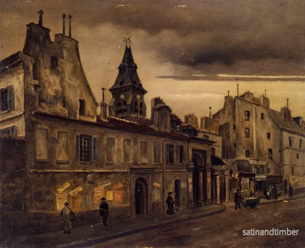Reproduktion av målningen La rue Daubenton - Eugène de Mornival - Bild 2