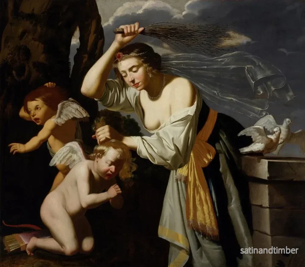 Reproduktion av målningen Vénus châtiant Cupidon - Jan van Bijlert - Bild 2