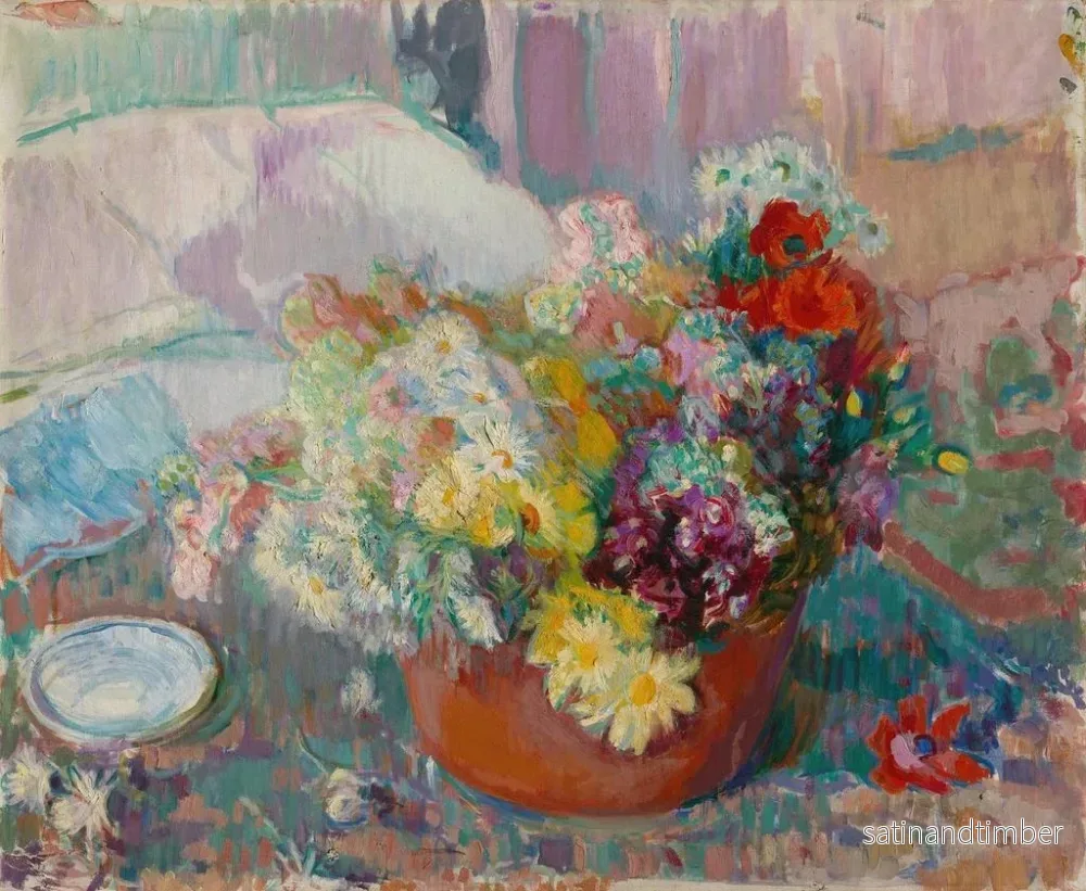 Reproduktion av målningen Blommor - Magnus Enckell - Bild 2