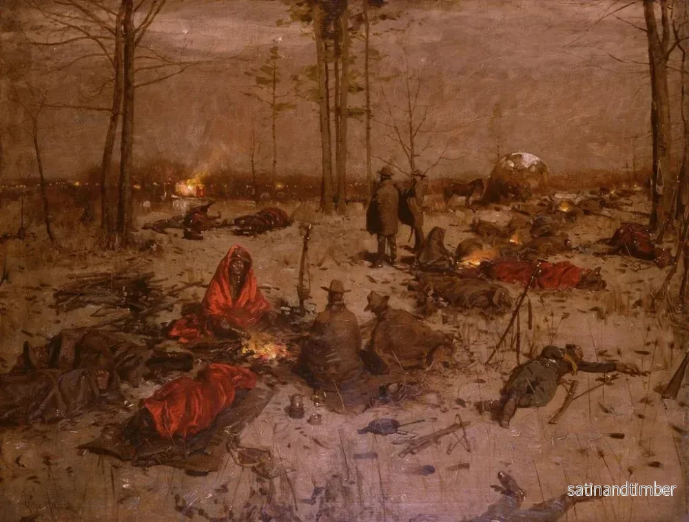 Reproduktion av målningen Väntan på gryningen - William Gilbert Gaul - Bild 2