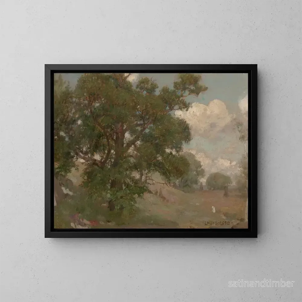 Reproduktion av målningen Landskap pastoral - Louis Loeb