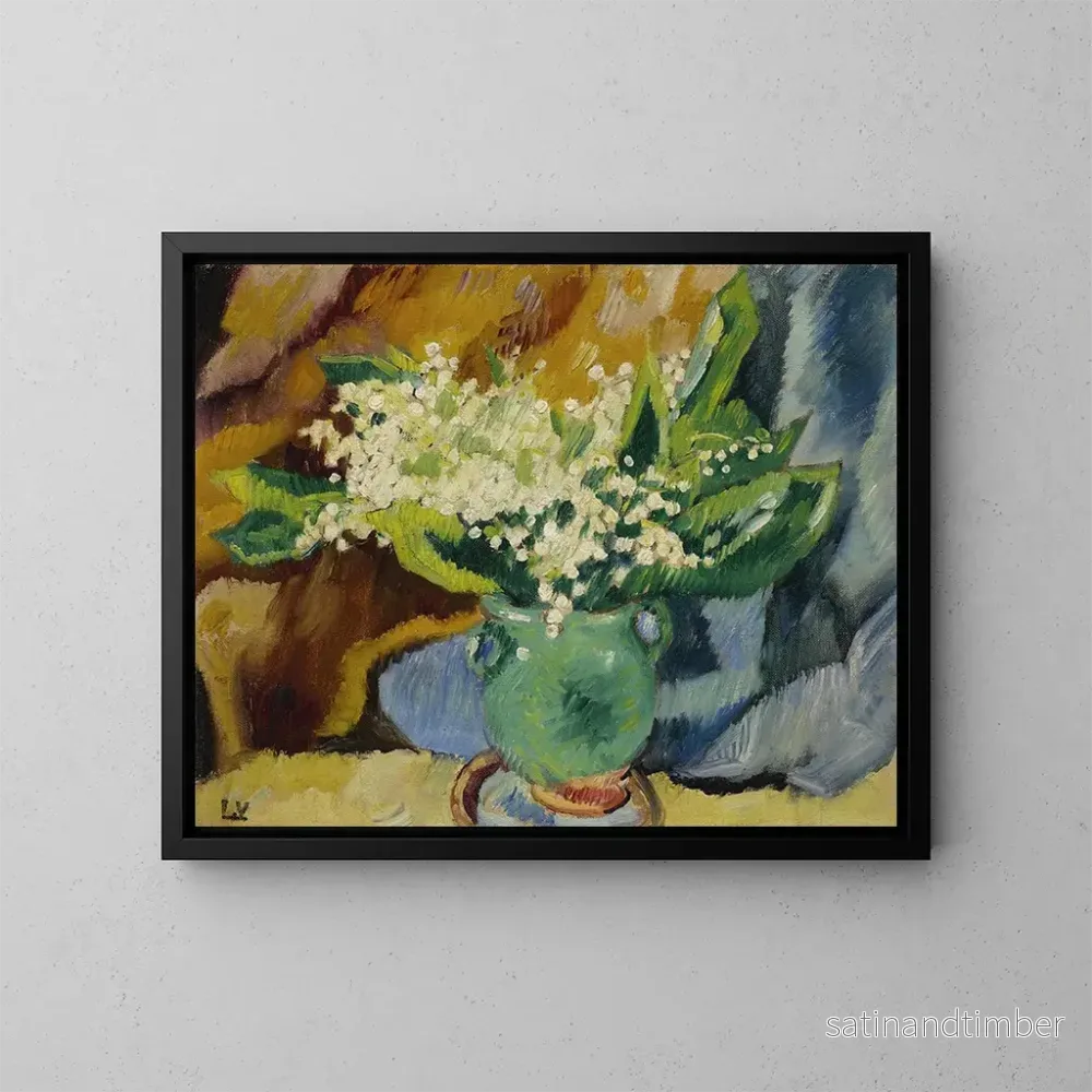 Reproduktion av målningen Le Pot de muguet - Louis Valtat