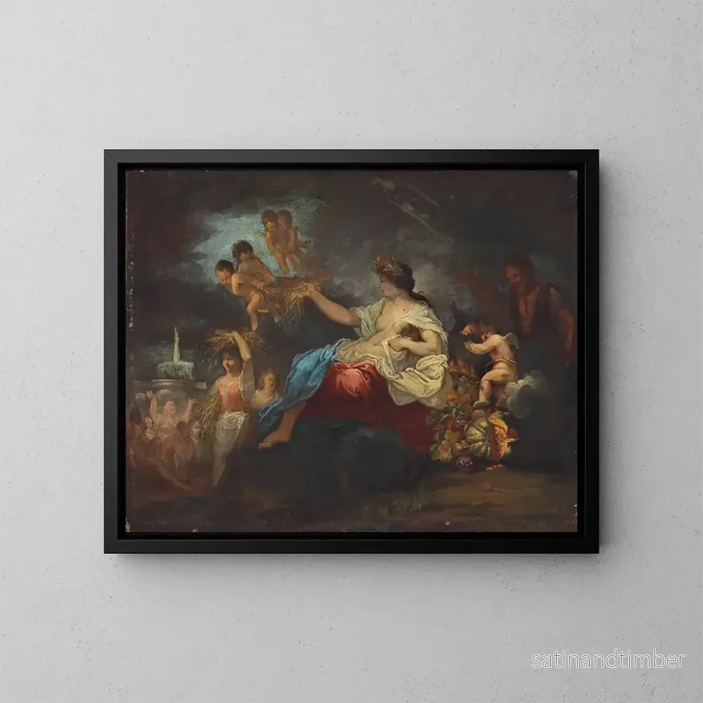 Reproduktion av målningen Cérès - Jacques Blanchard
