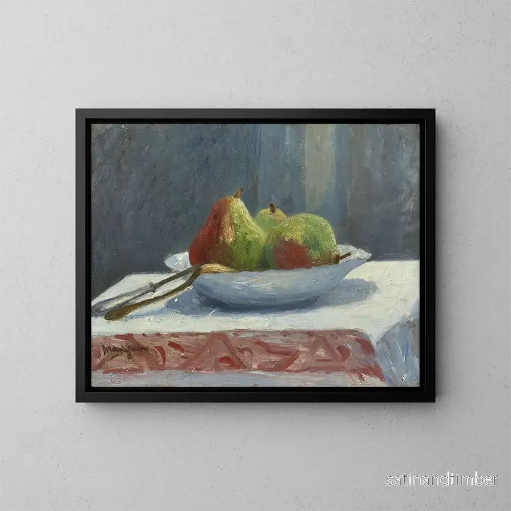 Reproduktion av målningen La coupe de poires - Henri Manguin