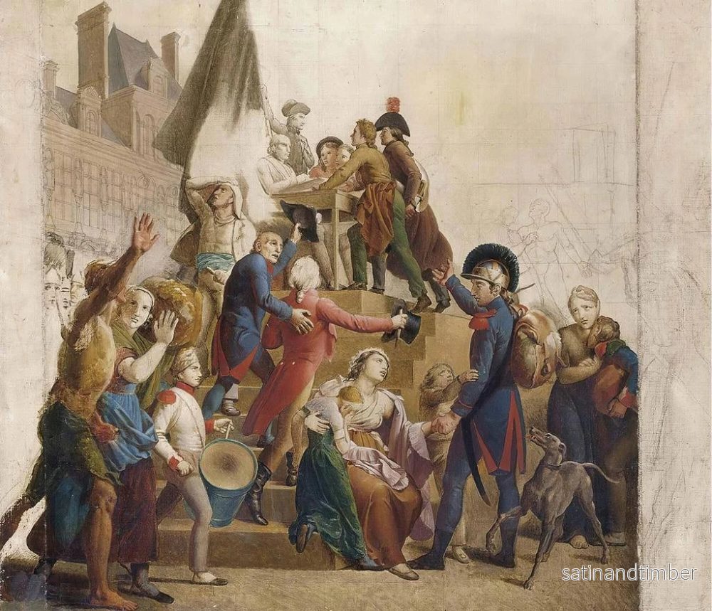 Reproduktion av målningen La Patrie en danger - François Gérard - Bild 2