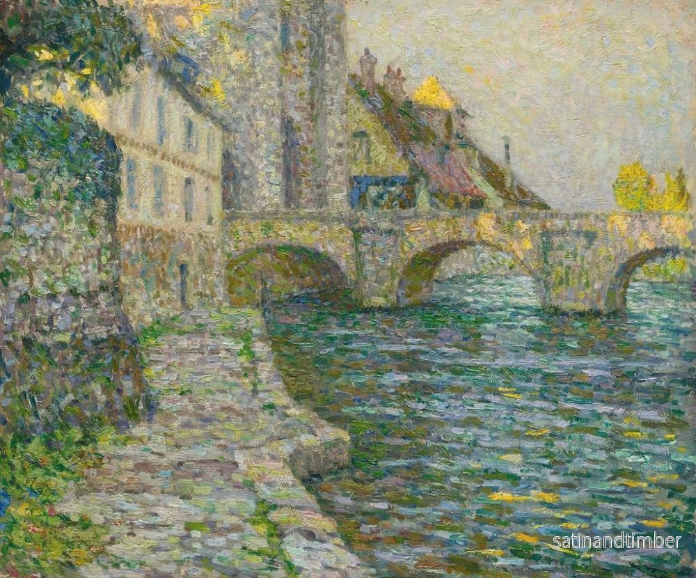 Reproduktion av målningen Morgongrå i Moret - Henri Le Sidaner - Bild 2