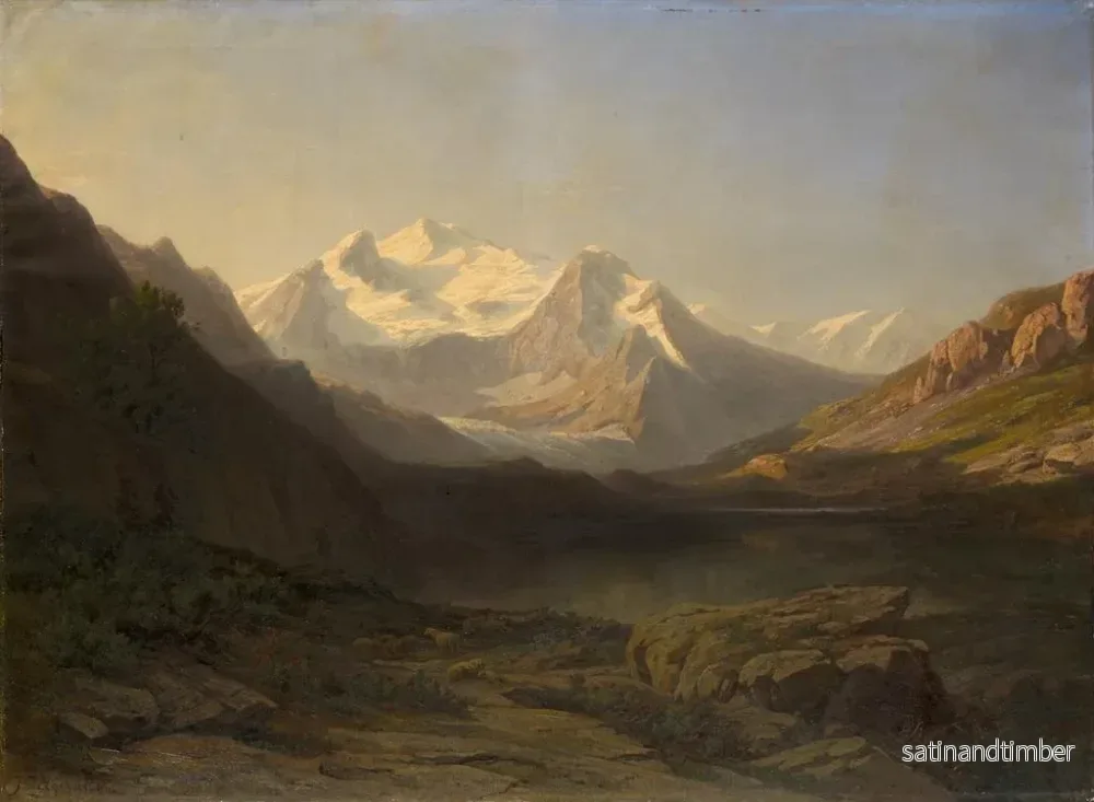 Reproduktion av målningen Piz d'Err - Jakob Joseph Zelger - Bild 2