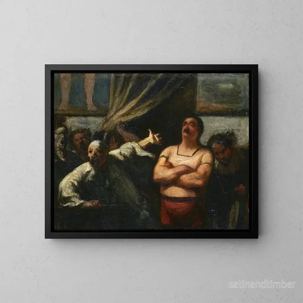 Reproduktion av målningen L'Homme fort - Honoré Daumier