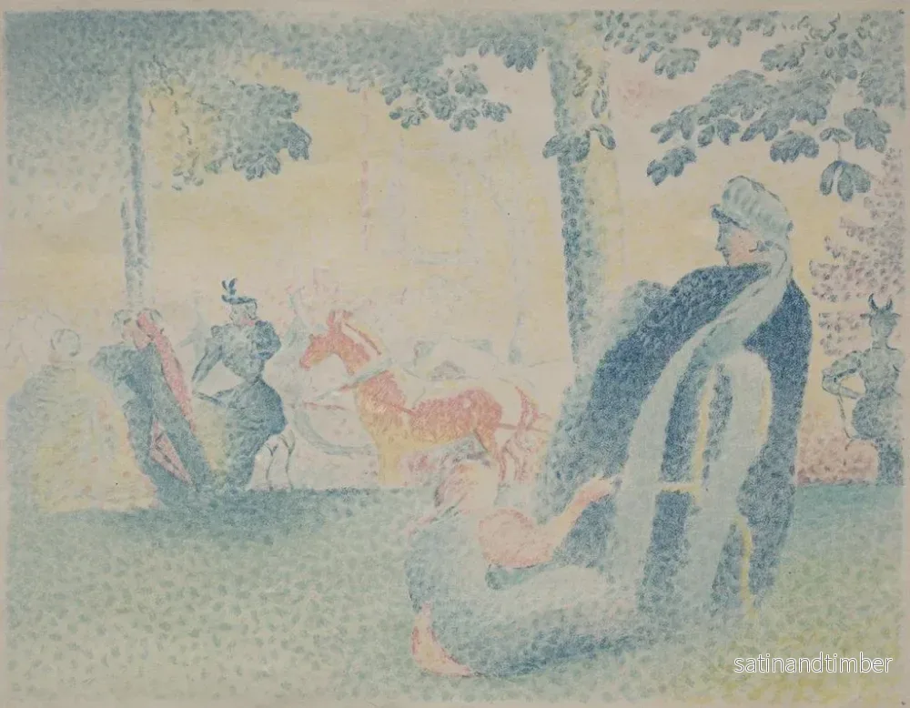 Reproduktion av målningen I parken - Henri-Edmond Cross - Bild 2