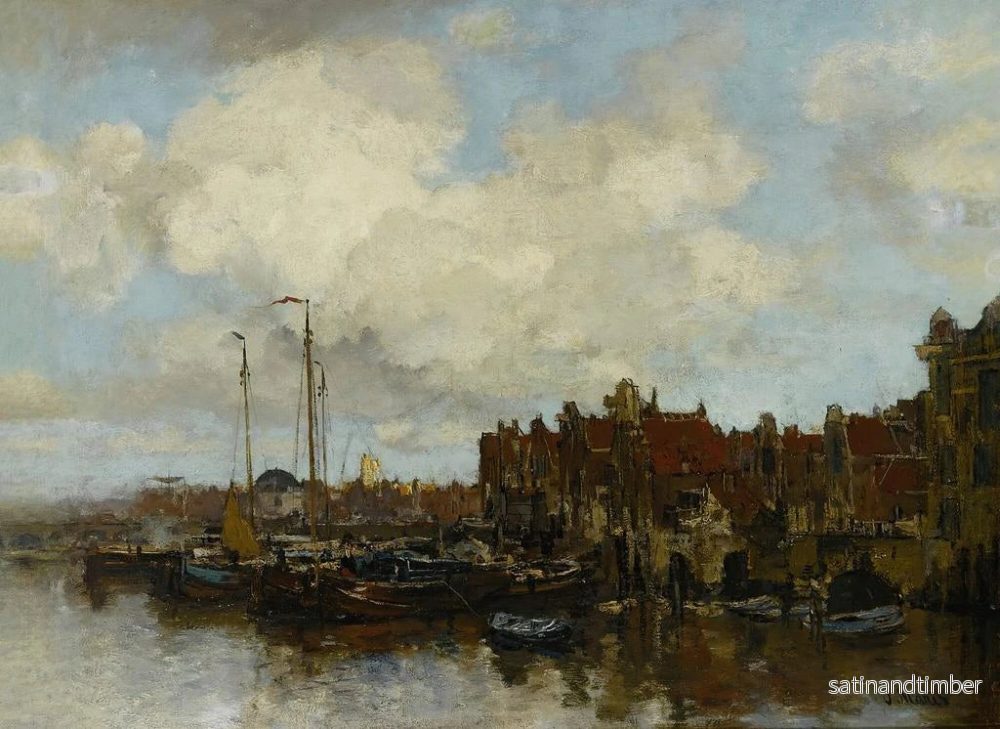 Reproduktion av målningen Sur l'Amstel - Jacob Maris - Bild 2