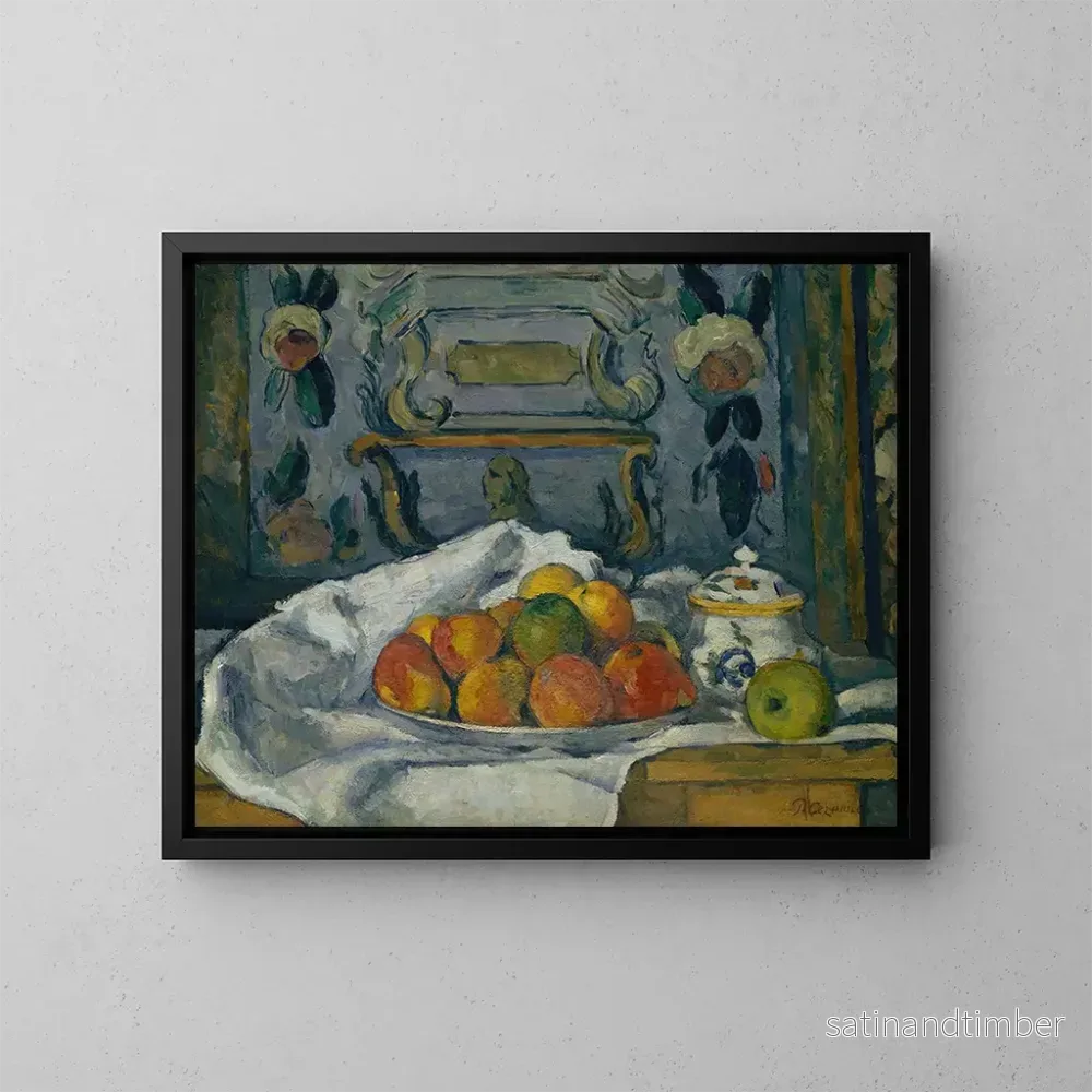 Reproduktion av målningen Assiette de pommes - Paul Cézanne