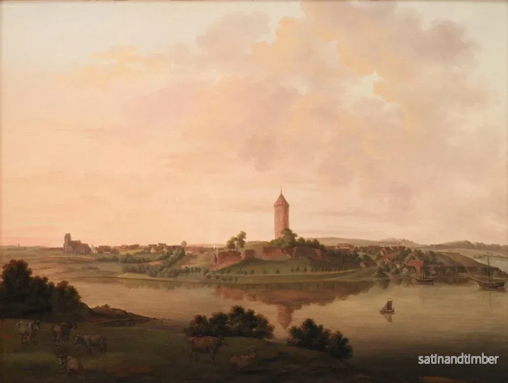 Reproduktion av målningen Prospect de Vordingborg - Christian Heinrich Grosch - Bild 2