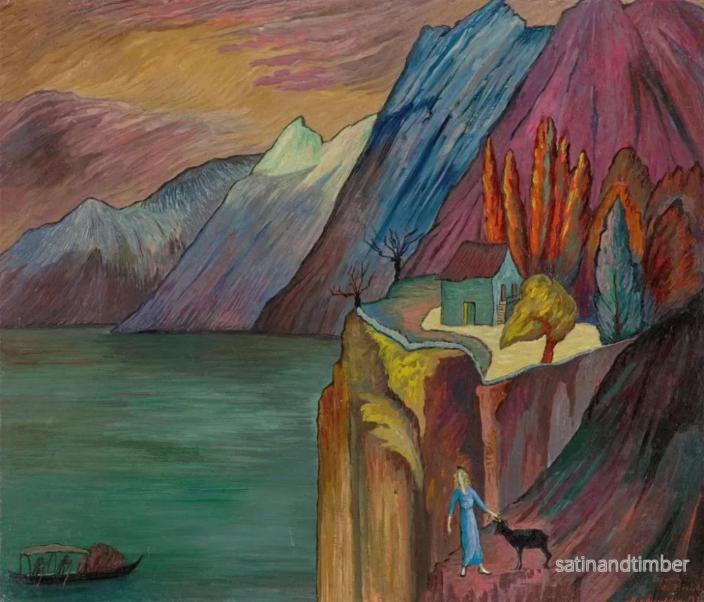 Reproduktion av målningen Précipice - Marianne von Werefkin - Bild 2