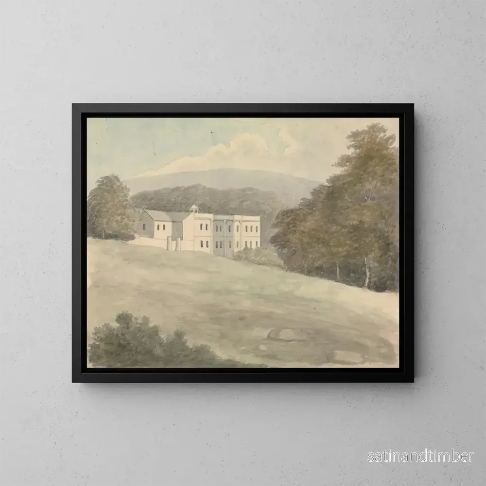 Reproduktion av målningen Parc de Norbury - Edward Francis Burney