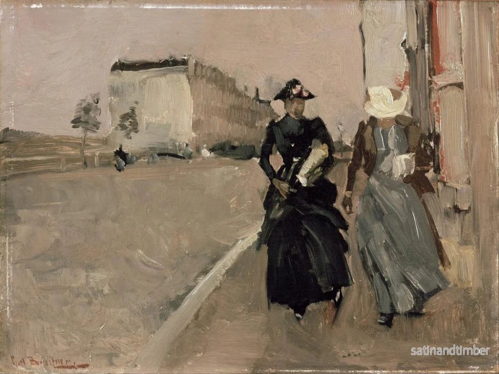 Reproduktion av målningen Rafale de vent - George Hendrik Breitner - Bild 2