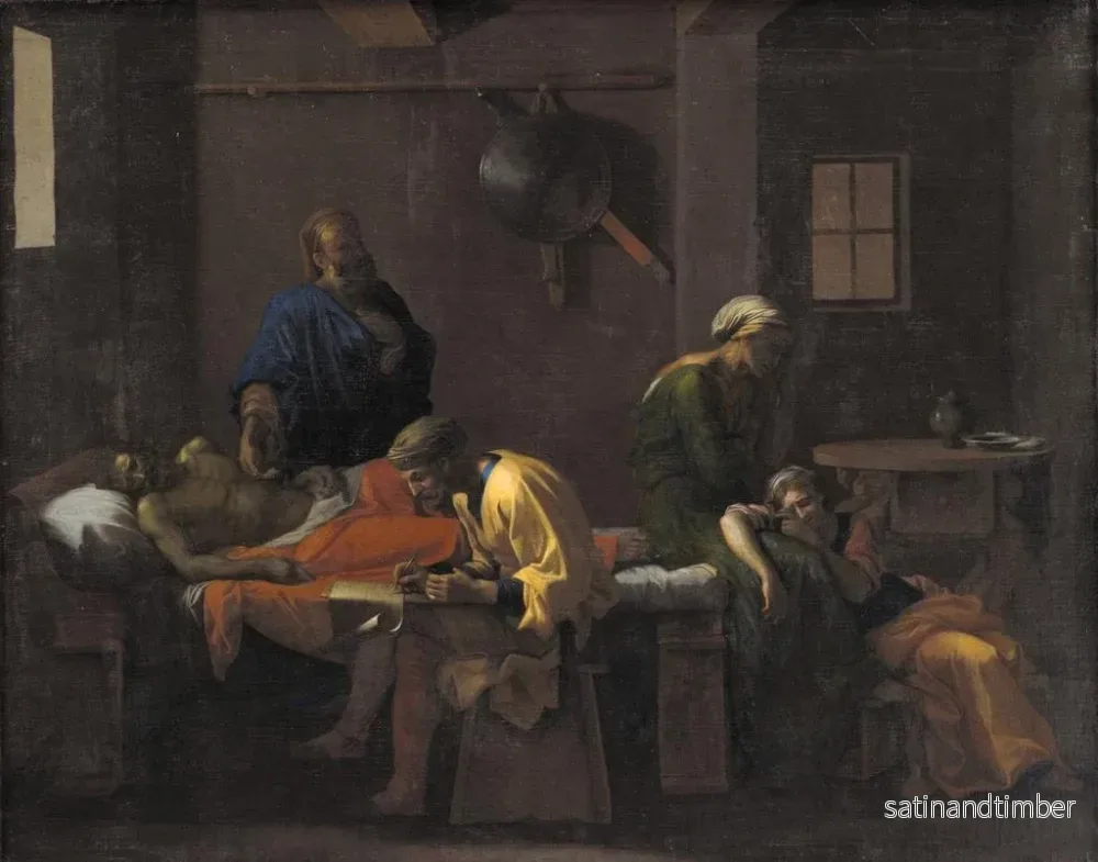 Reproduktion av målningen Le Testament d'Eudamidas - Nicolas Poussin - Bild 2