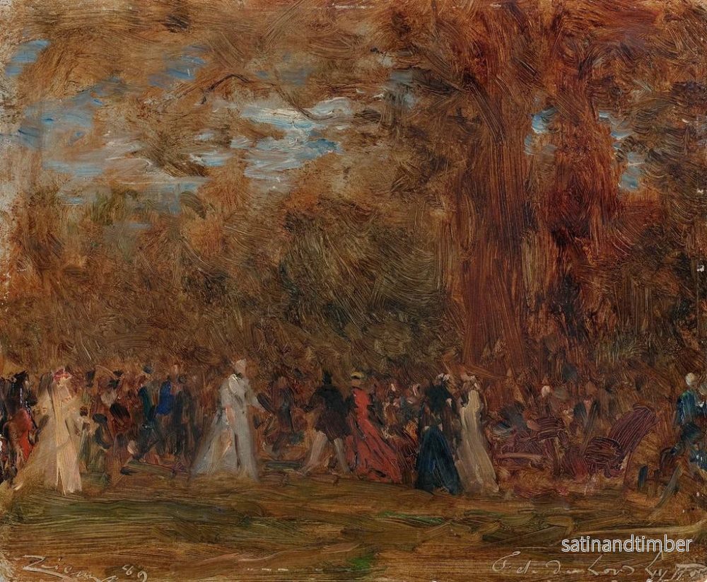 Reproduktion av målningen Fête de l'ambassade d'Angleterre à Paris - Félix Ziem - Bild 2