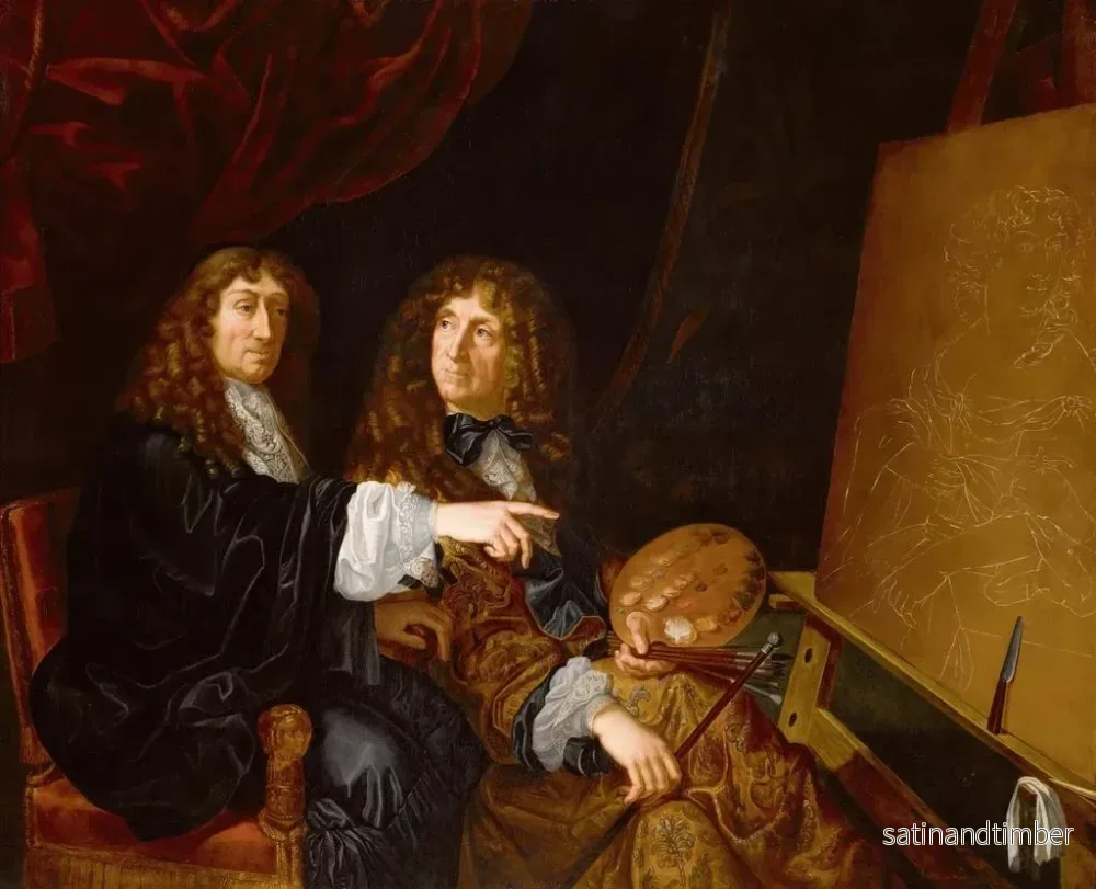 Reproduktion av målningen av Henri och Charles Beaubrun - Martin Lambert-skolan - Bild 2