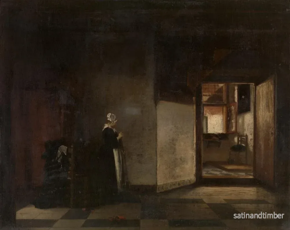 Reproduktion av målningen av ett holländskt interiör - Pieter de Hooch - Bild 2