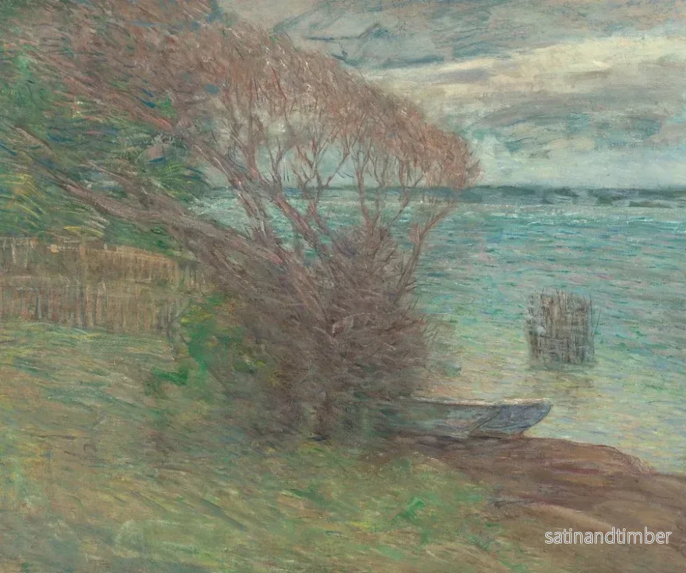 Reproduktion av målningen La Plage de Nassau - Julian Alden Weir - Bild 2