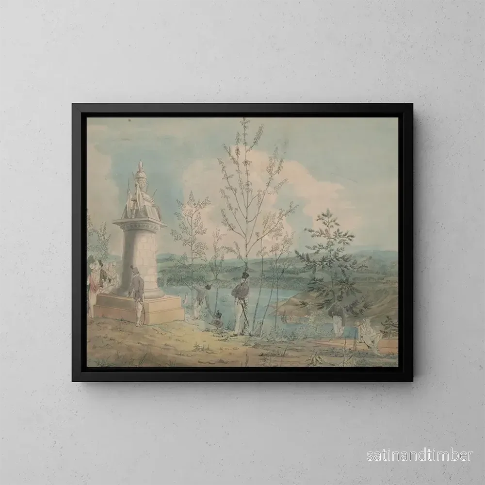 Reproduktion av målningen Monument över kadetter vid West Point - John Rubens Smith