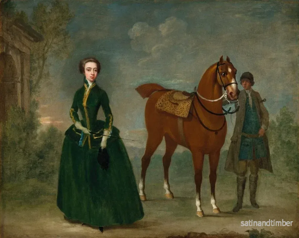 Reproduktion av målningen porträtt av fru Thomas Congreve född Anna Catherine Handasyde - Charles Philips - Bild 2