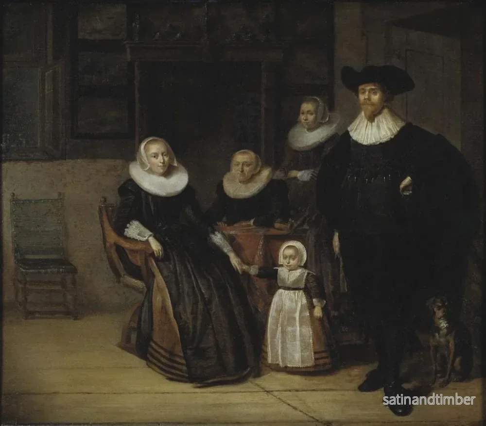 Reproduktion av målningen Familjeporträtt - Pieter Codde - Bild 2