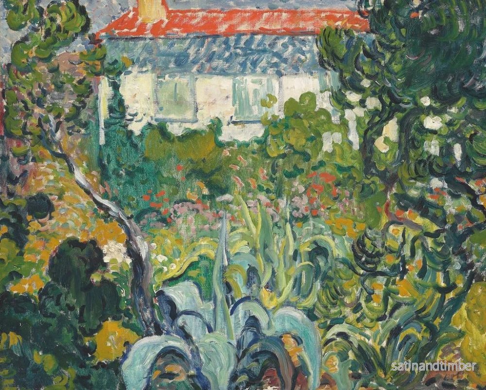 Reproduktion av målningen Le jardin de la maison au toit rouge - Louis Valtat - Bild 2