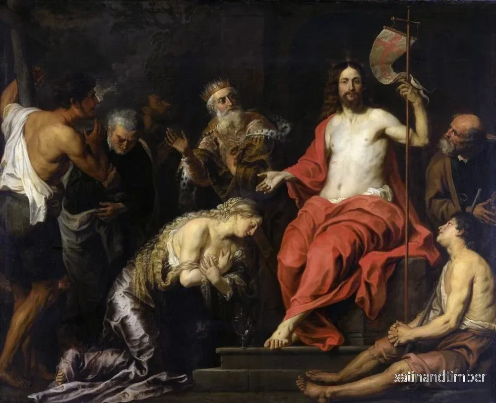 Reproduktion av målningen Le Christ et les pécheurs repentis - Gerard Seghers - Bild 2