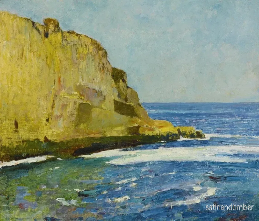 Reproduktion av målningen Bald Head Cliff, York, Maine - Emil Carlsen - Bild 2