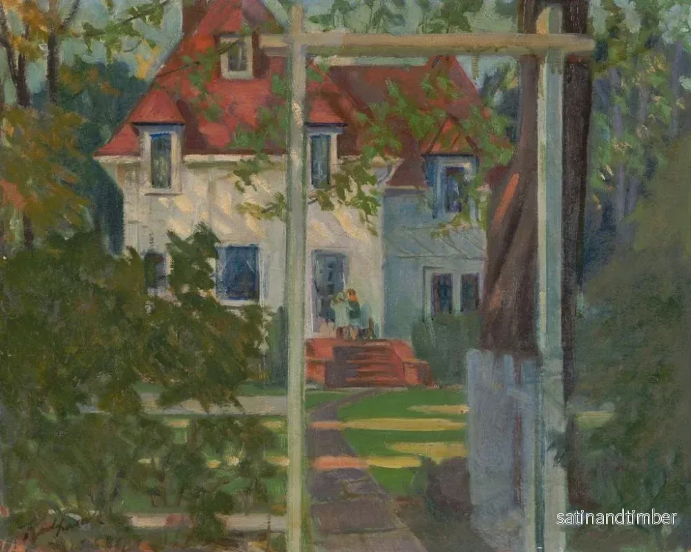 Reproduktion av målningen Studio d'art du château - James C. Kulhanek - Bild 2