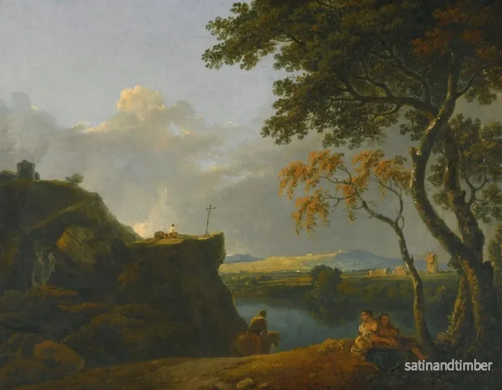Reproduktion av målningen Le moine blanc - Richard Wilson - Bild 2
