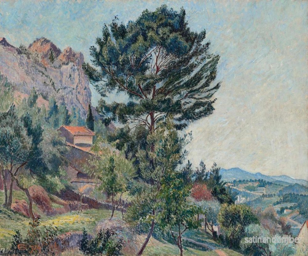 Reproduktion av målningen En klippa från Faron, Toulonsol - Lucien Pissarro - Bild 2