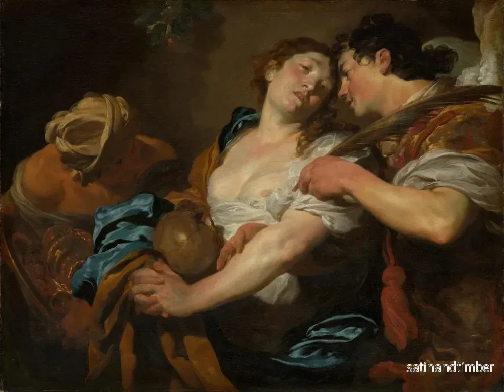 Reproduktion av målningen La Tentation de sainte Marie Madeleine - Johann Liss - Bild 2