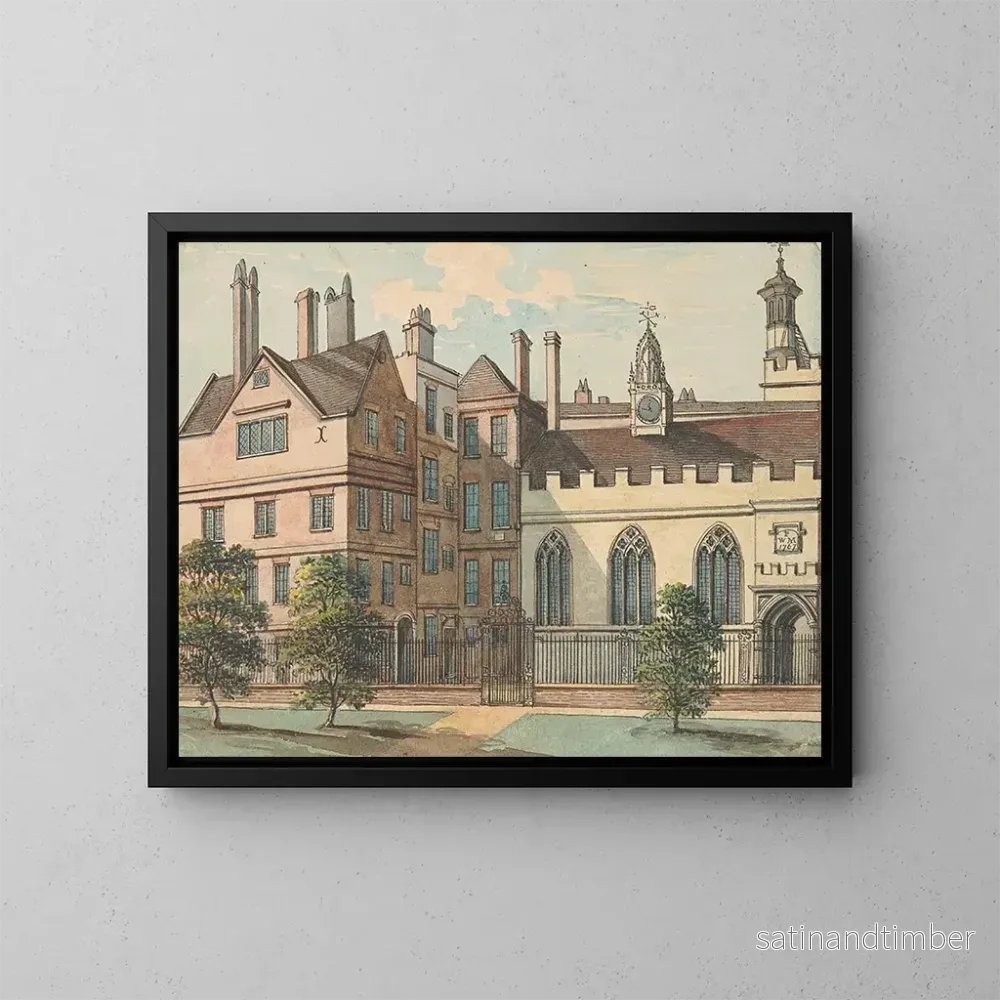 Reproduktion av målningen L'auberge de Clifford - Samuel Ireland