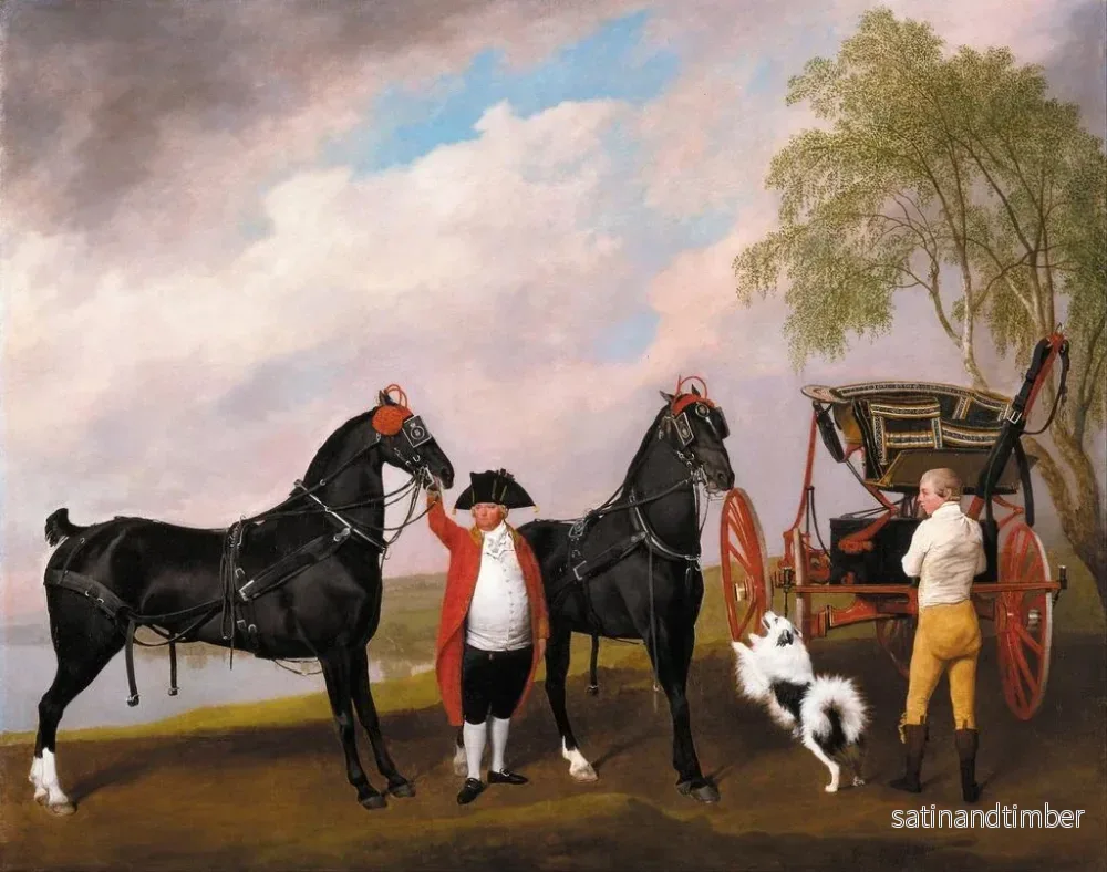 Reproduktion av målningen Le phaéton du prince de Galles - George Stubbs - Bild 2