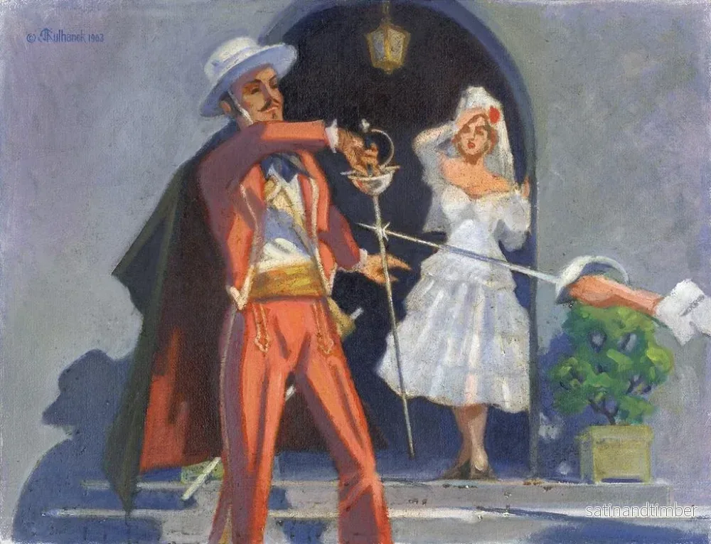 Reproduktion av målningen Cavalier - James C. Kulhanek - Bild 2