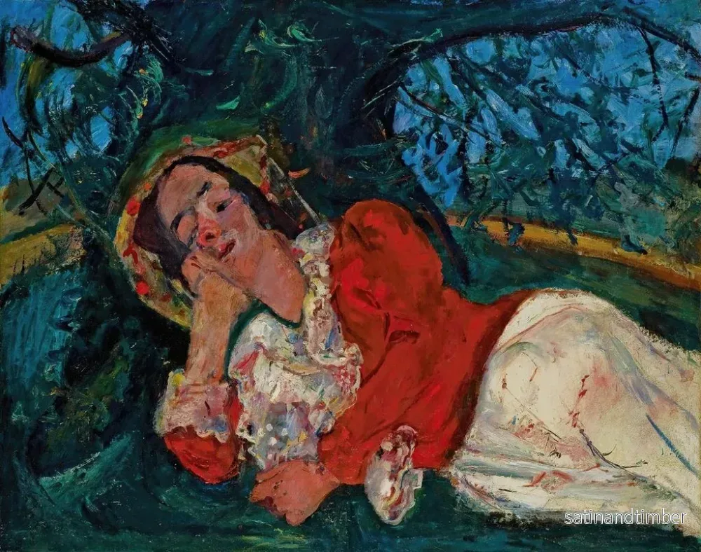 Reproduktion av målningen La sieste - Chaïm Soutine - Bild 2