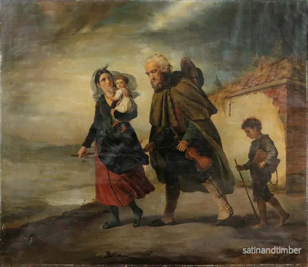 Reproduktion av målningen Le retour de l'aveugle - François-Joseph Navez - Bild 2