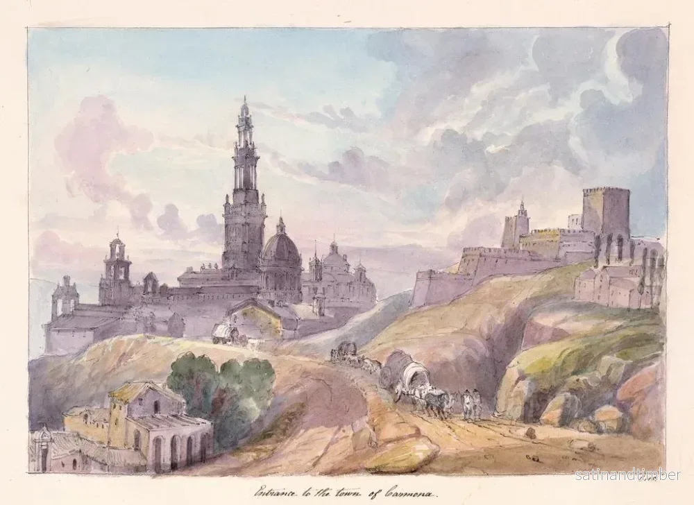 Reproduktion av målningen Entré de la ville de Carmona - Charles Hamilton Smith - Bild 2