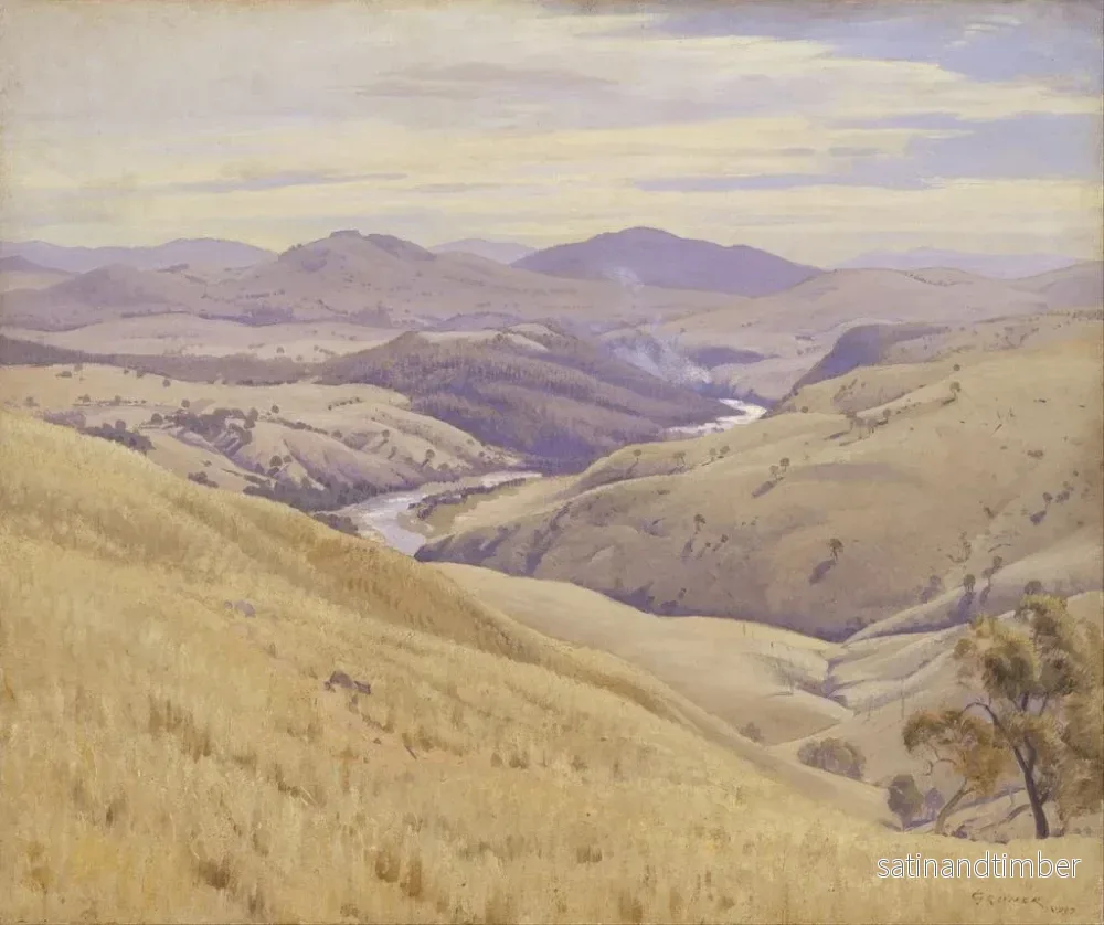 Reproduktion av målningen Weetangera Canberra - Elioth Gruner - Bild 2