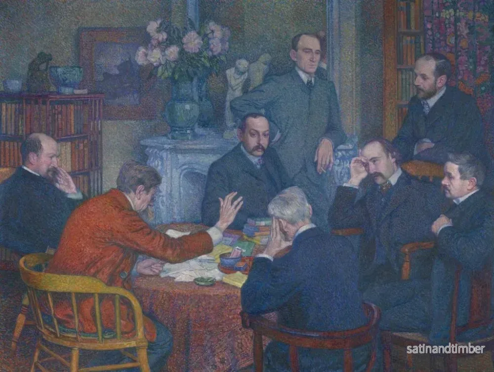 Reproduktion av målningen La Lecture - Theo van Rysselberghe - Bild 2
