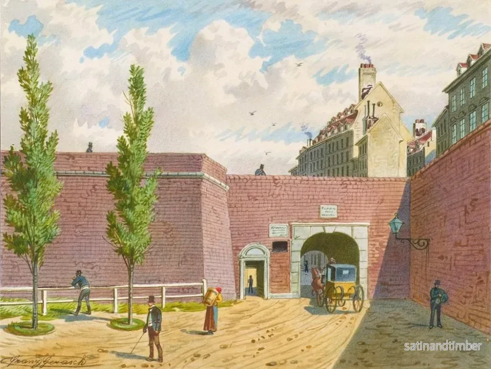 Reproduktion av målningen La porte des pêcheurs à Vienne - Franz Gerasch - Bild 2