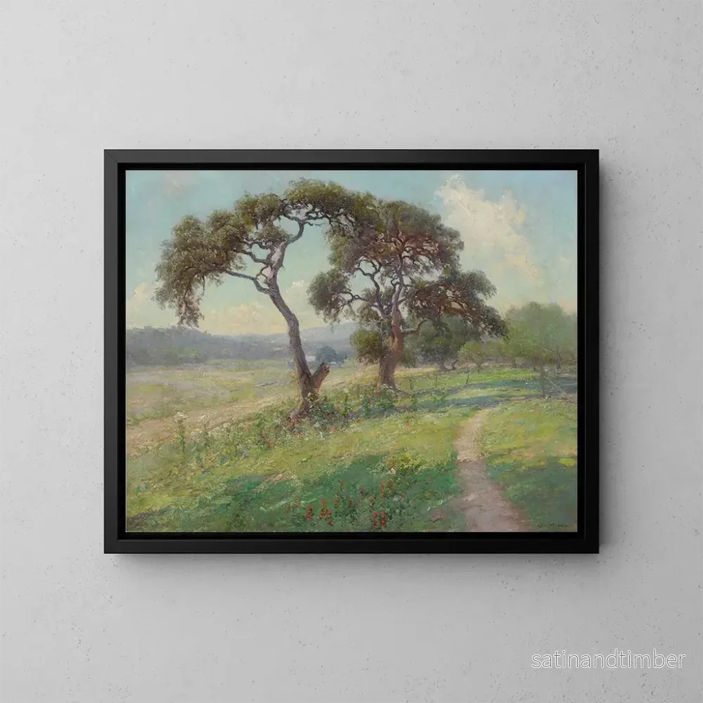 Reproduktion av målningen Landskap av Texas Hill Country utan titel – Julian Onderdonk Reproduktion av målningen Landskap av Texas Hill Country utan titel – Julian Onderdonk