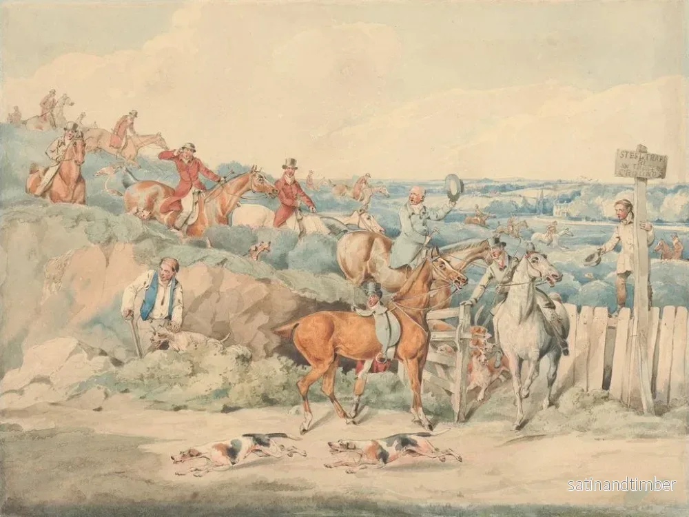 Reproduktion av målningen La chasse au renard est finie - Henry Thomas Alken - Bild 2